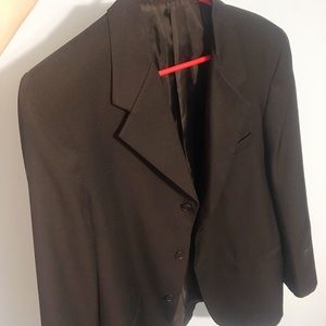 Black suit jacket - men’s top size 20
